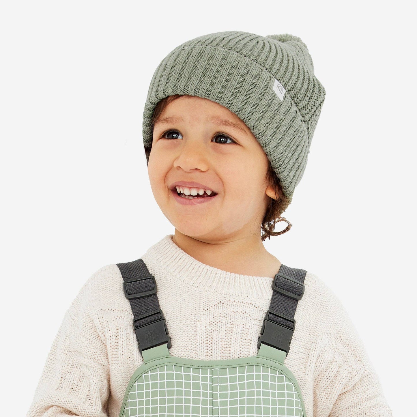 Kynd Baby - Chunky Rib Knit Beanie - Sage