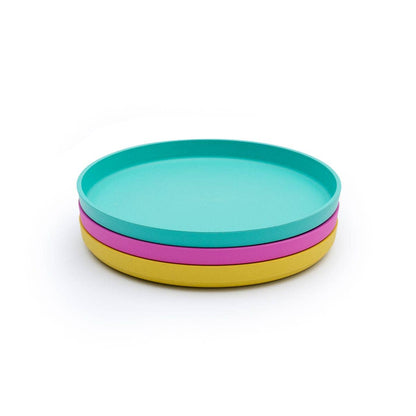 Bobo & Boo AUS - Bobo&Boo Plant-Based Plates – 3 Pack in Tropical (19cm)