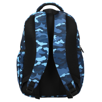 Alimasy  - Blue Camouflage Large School Backpack