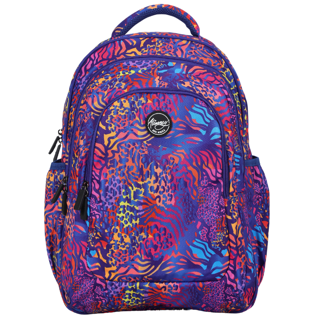 Alimasy - Animal Print Large School Backpack