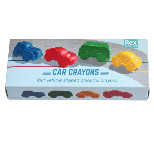 Rex London Car Crayons Set 4 Road Trip