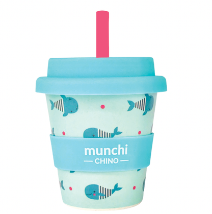 munchi - Whale Babychino Cup - Straw Included