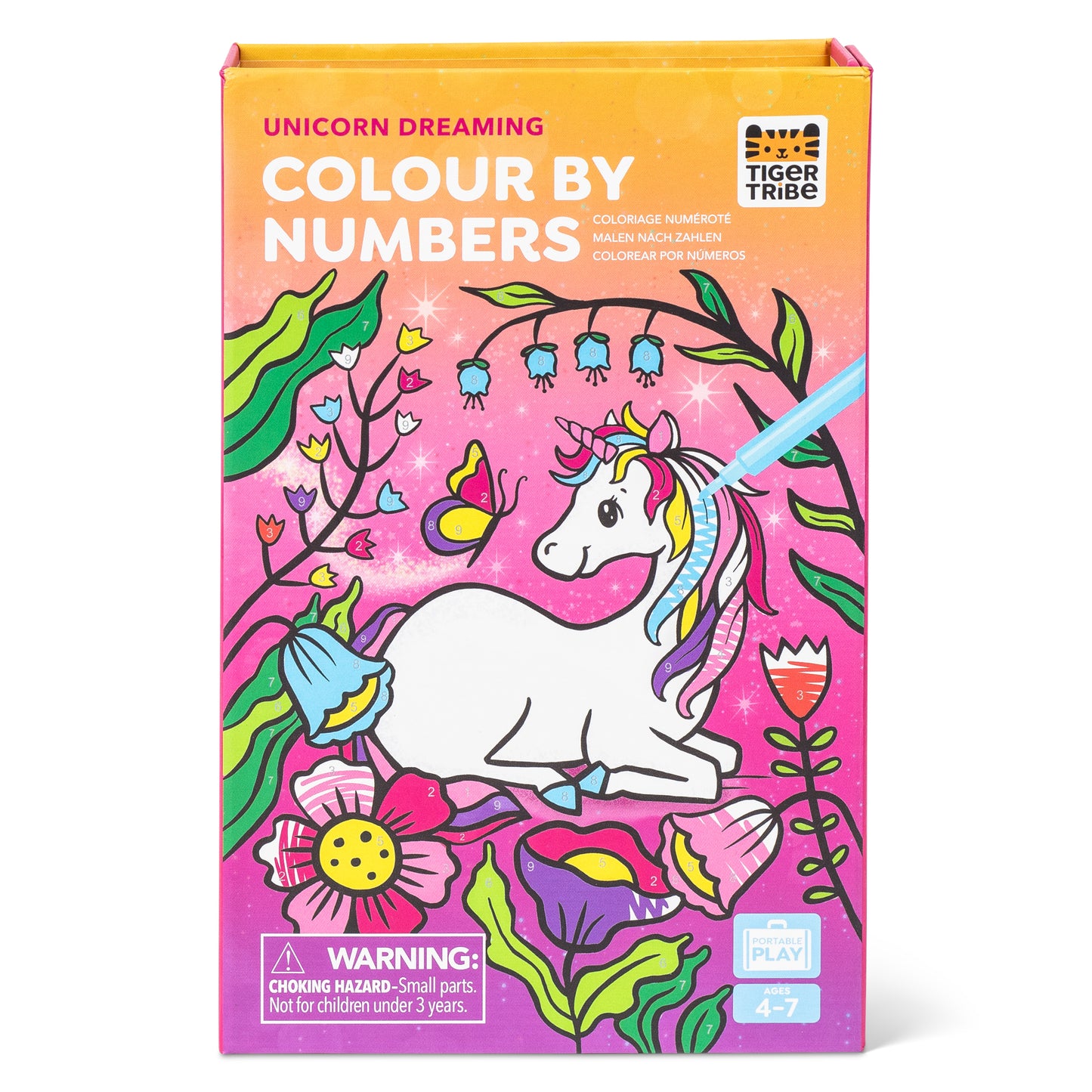 Tiger Tribe -  Colour by Numbers - Unicorn Dreaming