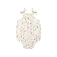 Jamie Kay - Organic Cotton Cassie Playsuit - Sweet William Floral Natural