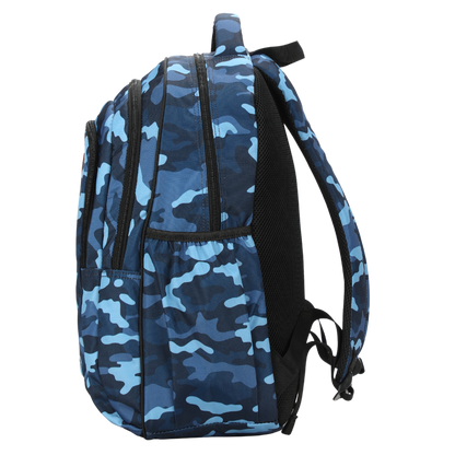 Alimasy  - Blue Camouflage Large School Backpack