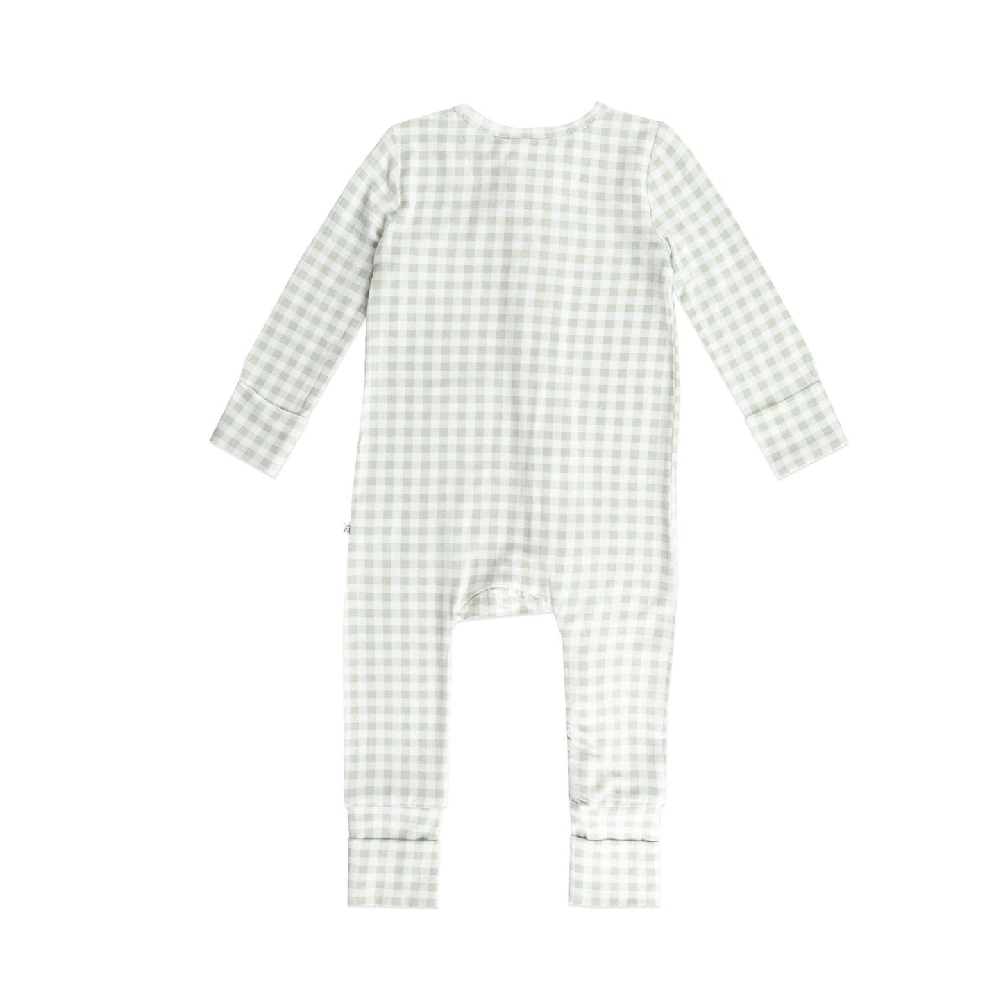 Kynd Baby - Day or Night Onesie - Sage Gingham