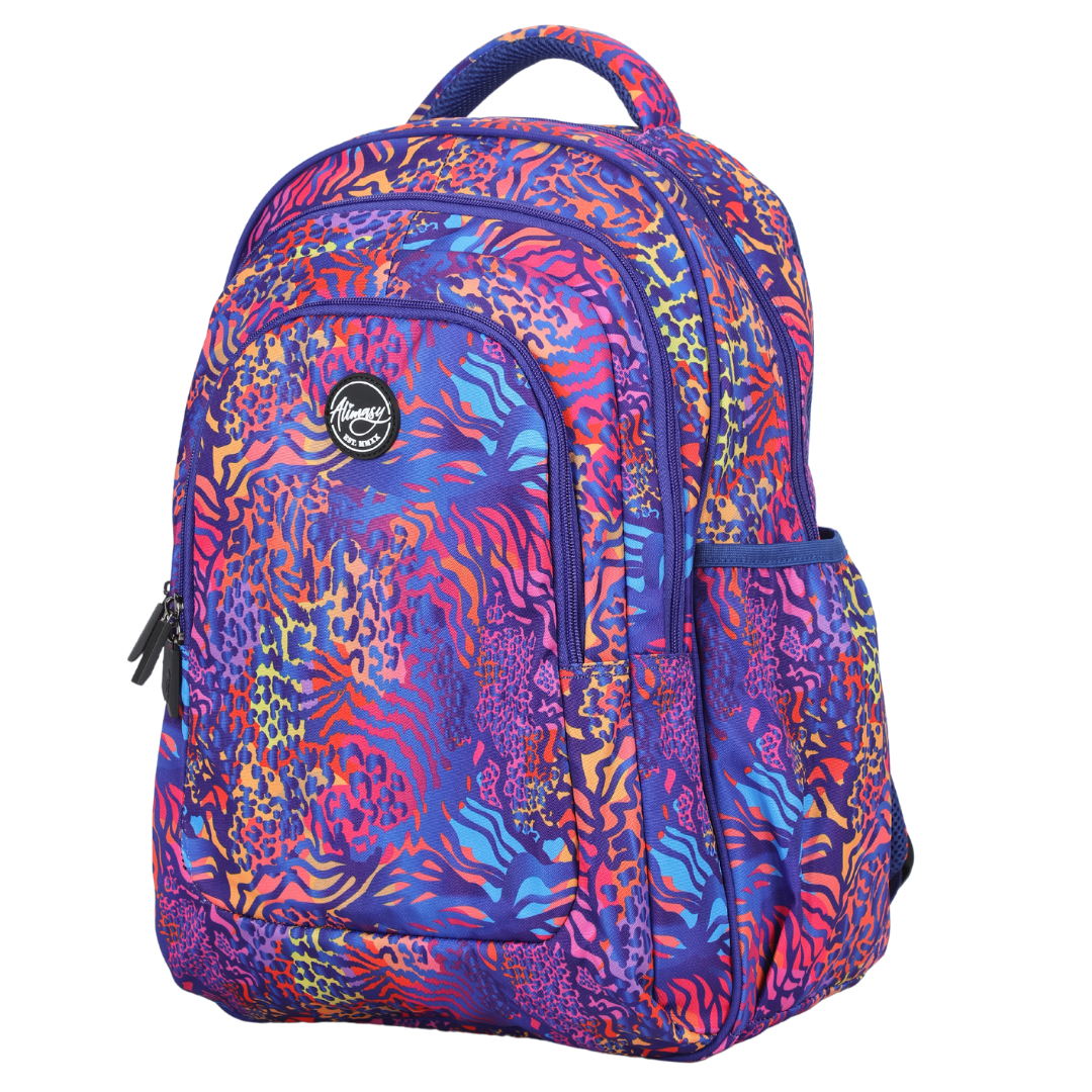 Alimasy - Animal Print Large School Backpack