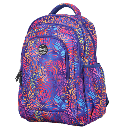 Alimasy - Animal Print Large School Backpack