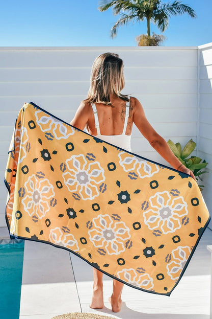 Breathing Travel - Boho Sun - Sand Free Beach Towel