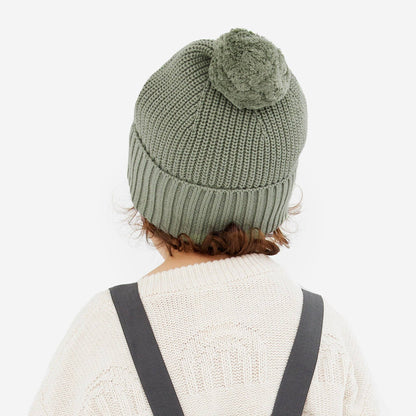 Kynd Baby - Chunky Rib Knit Beanie - Sage